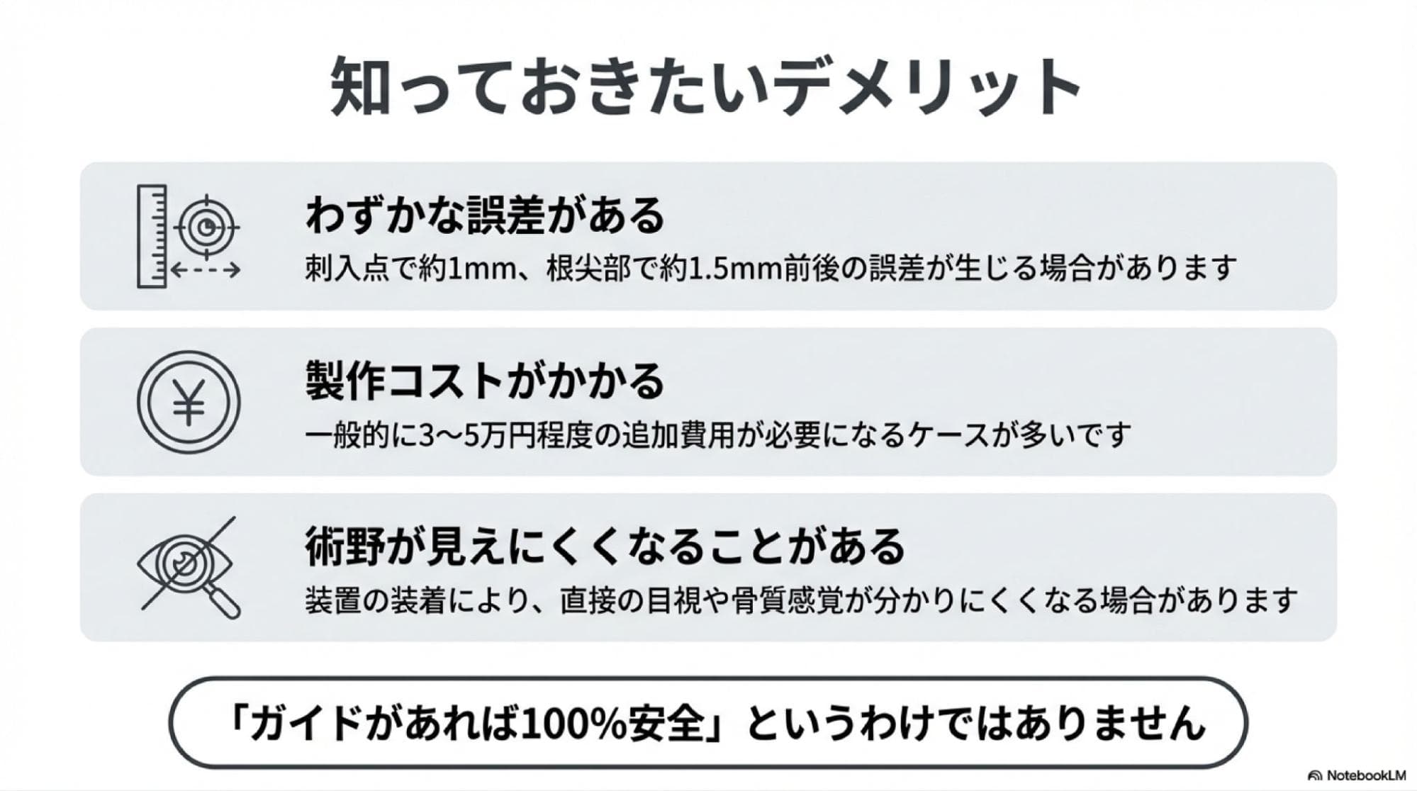 知っておきたいデメリット